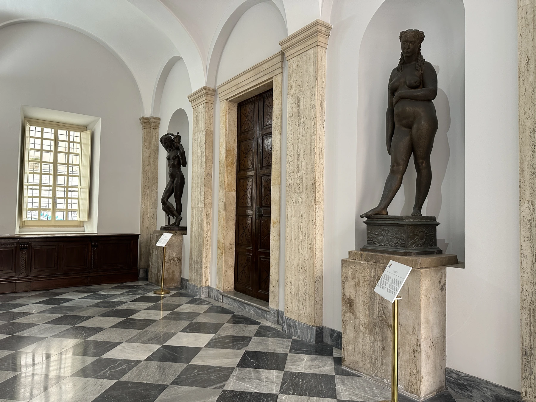 The historic atrium of Palazzo Belgrano at the University of Cagliari